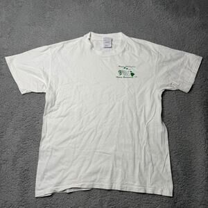 Vintage Hawaiian Shirt Adult Large UH 95' Cheerleading White Short Sleeve